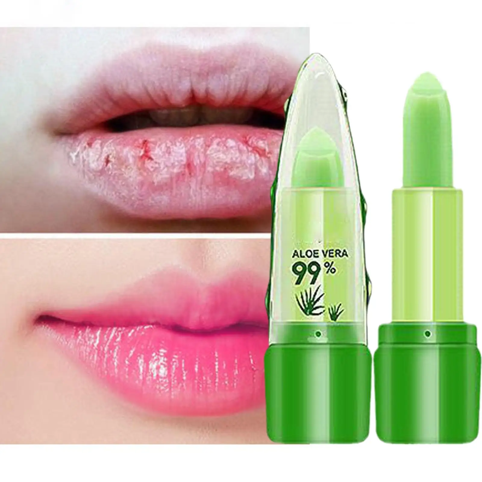 Color Changing Aloe Vera Lipstick.