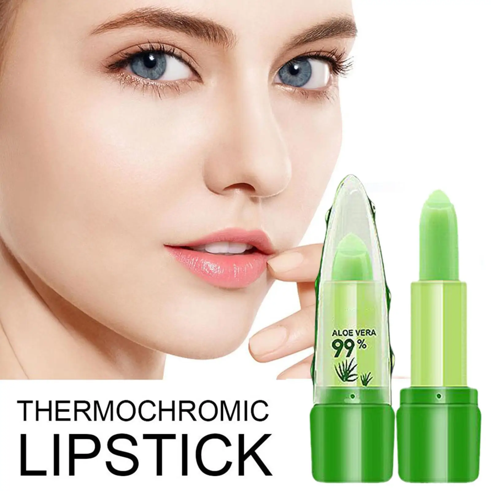 Color Changing Aloe Vera Lipstick.