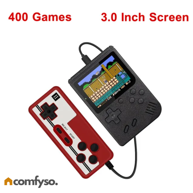 COMFYSO Retro Portable Game Console + 400 games!