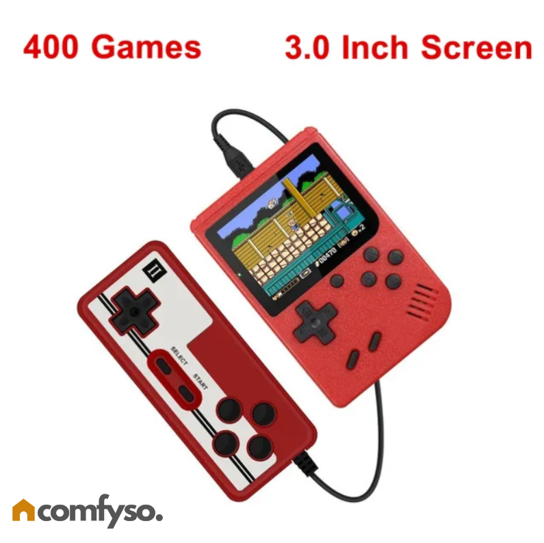 COMFYSO Retro Portable Game Console + 400 games!