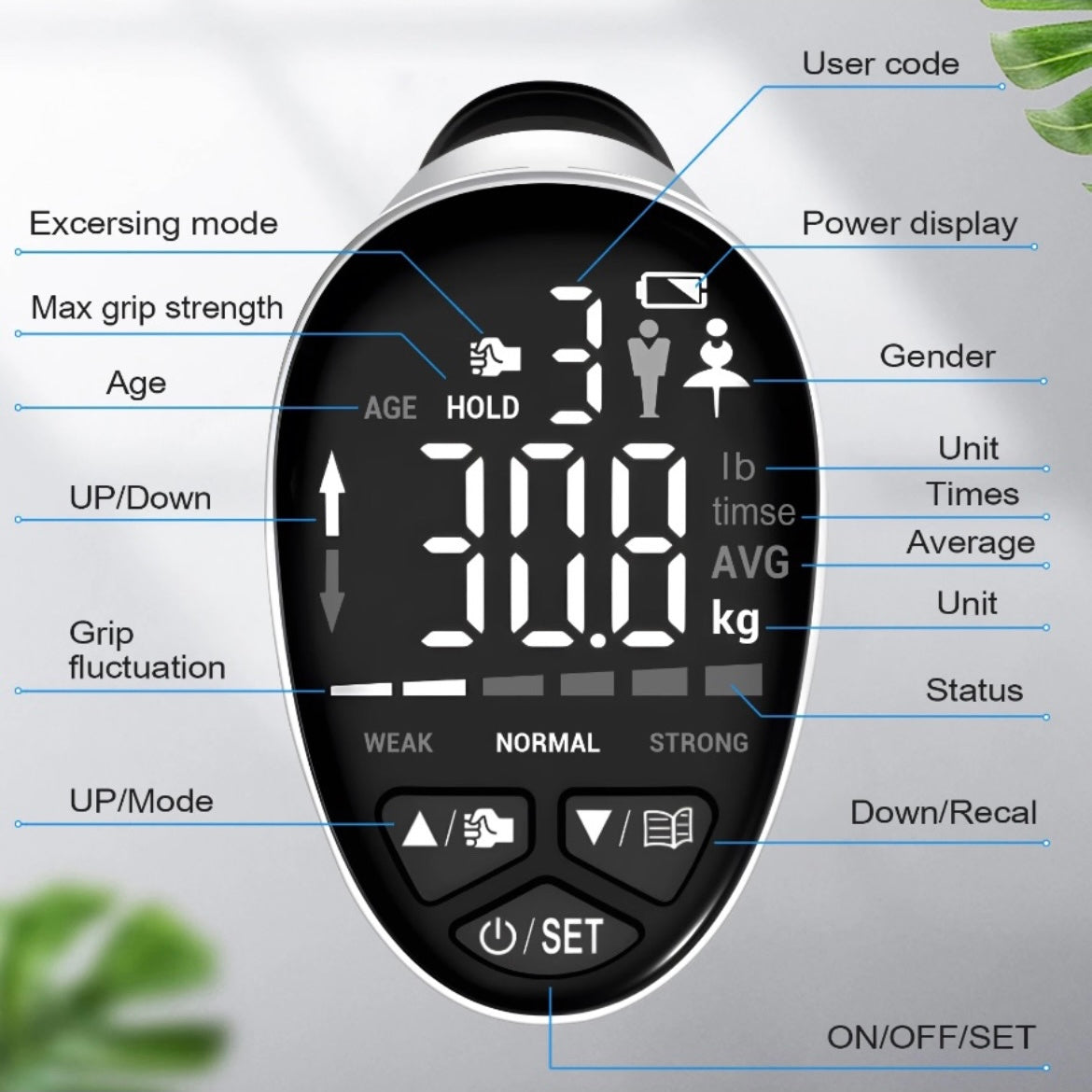 Constant Digital Hand Gripper