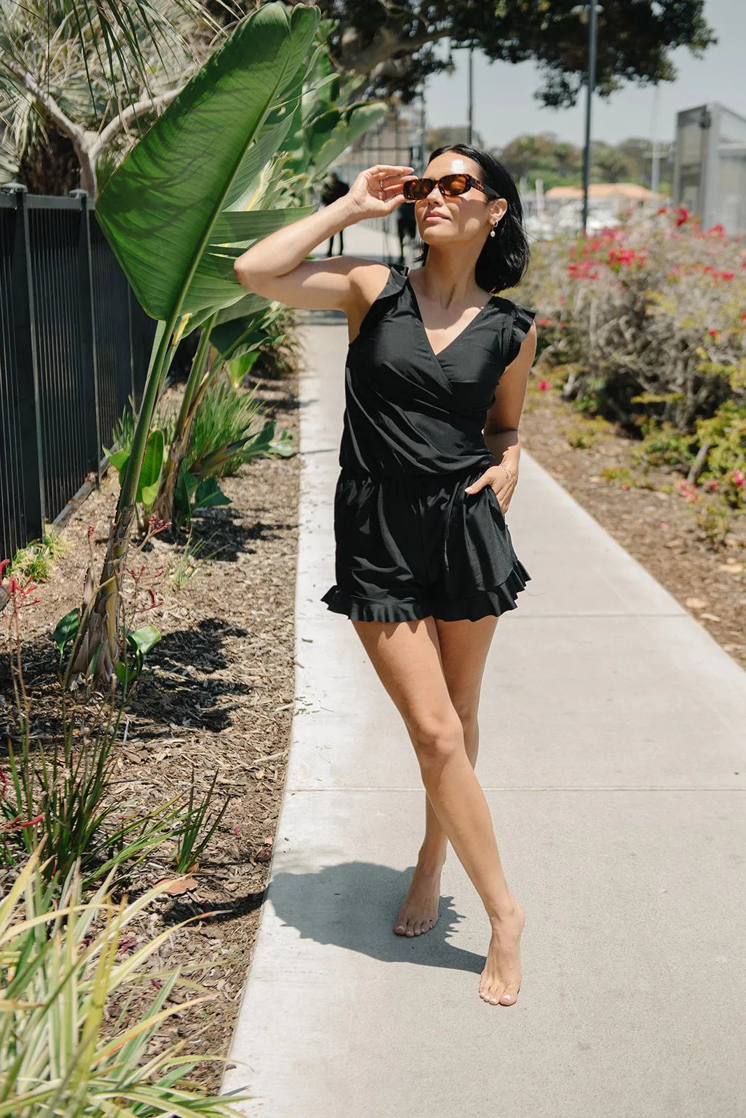 Contemplatei - Swim Romper Built-in Bra