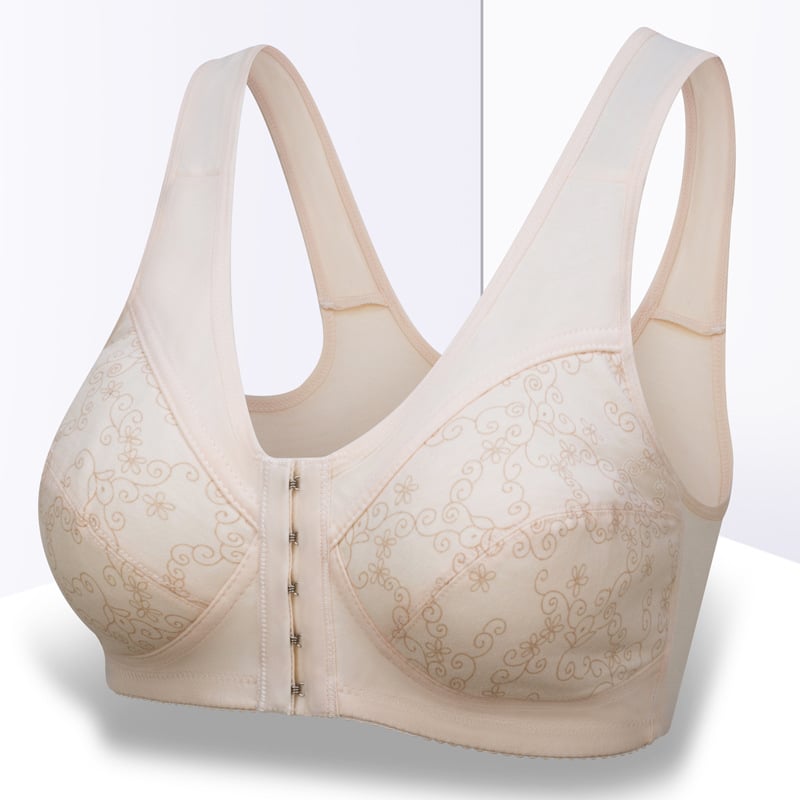 Design for Senior Front Closure Cotton Bra