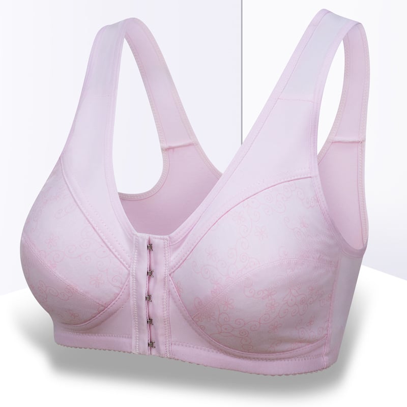 Design for Senior Front Closure Cotton Bra