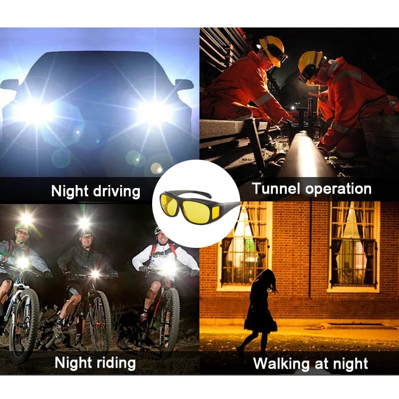 diversiony - Headlight Glasses with "GlareCut" Technology (Drive Safely at Night)