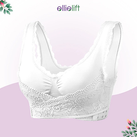 EllieLift - LAST DAY 70% OFF - Comfy Corset Bra Front Cross Side Buckle Lace Bras