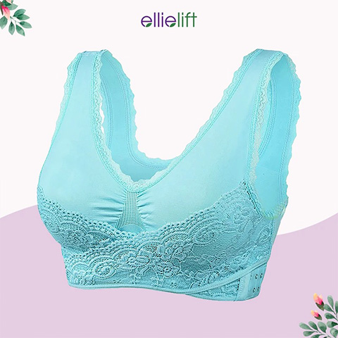 EllieLift - LAST DAY 70% OFF - Comfy Corset Bra Front Cross Side Buckle Lace Bras