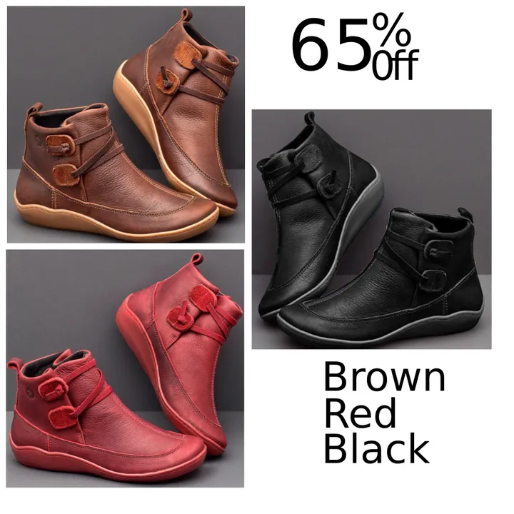 (End-of-season Sale 70%) Women'S Vintage Casual Short Ankle Boots