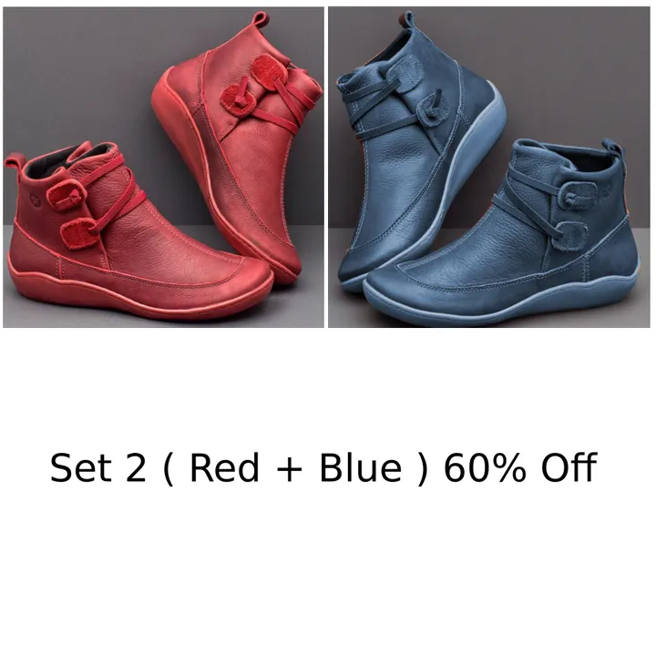 (End-of-season Sale 70%) Women'S Vintage Casual Short Ankle Boots