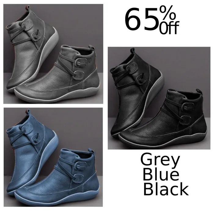 (End-of-season Sale 70%) Women'S Vintage Casual Short Ankle Boots