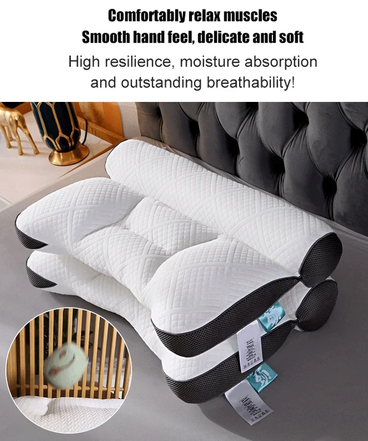 Ergonomic Goose Down Pillow