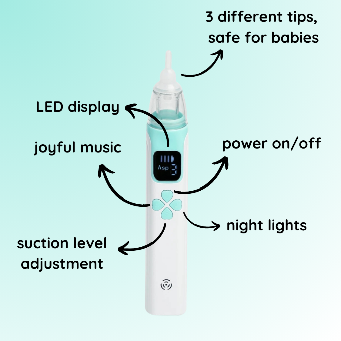 EvuFlux Electric Baby Aspirator