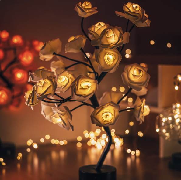 Forever Rose Tree Lamp