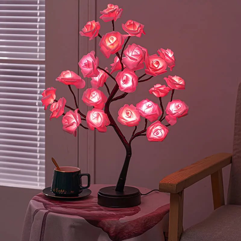 Forever Rose Tree Lamp