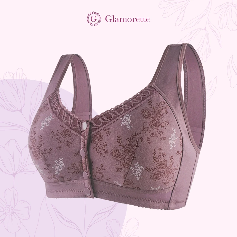 Glamorette - LAST DAY SALE 80% - Cotton Front Closure Bra