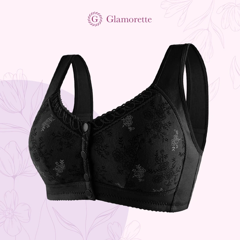 Glamorette - LAST DAY SALE 80% - Cotton Front Closure Bra