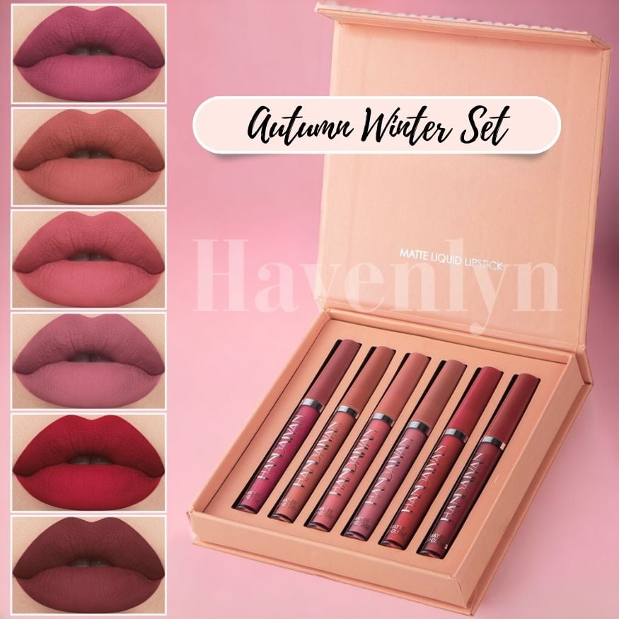 Havelyn Everlasting Liquid Lipstick Matte (Set of 6)