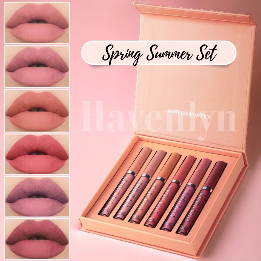 Havelyn Everlasting Liquid Lipstick Matte (Set of 6)