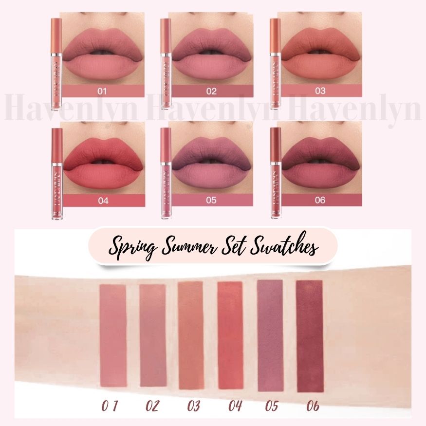 Havelyn Everlasting Liquid Lipstick Matte (Set of 6)