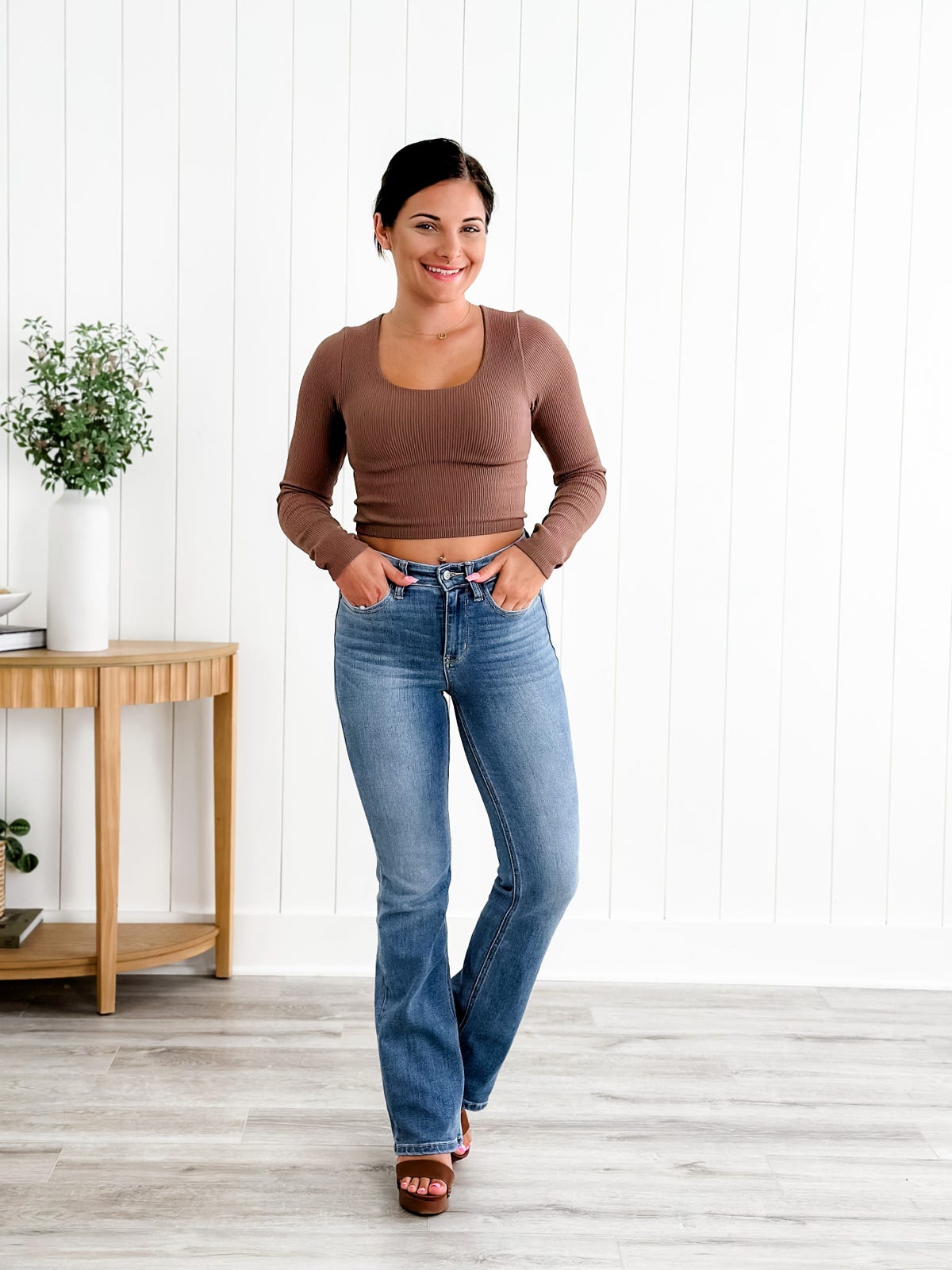 Anon-bear Holy Grail Tummy Control Bootcut Jeans