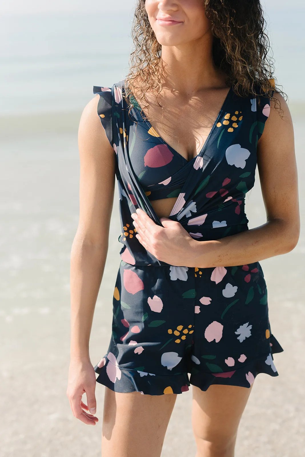 facilitya Hot Sale - Swim Romper Built-in Bra (For All Girls!)