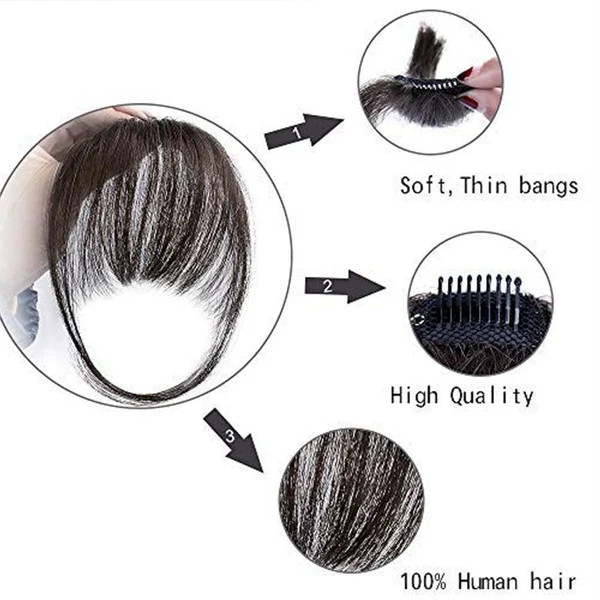 Hot Sale (50% OFF) - Clip in Bangs (Real Hair)