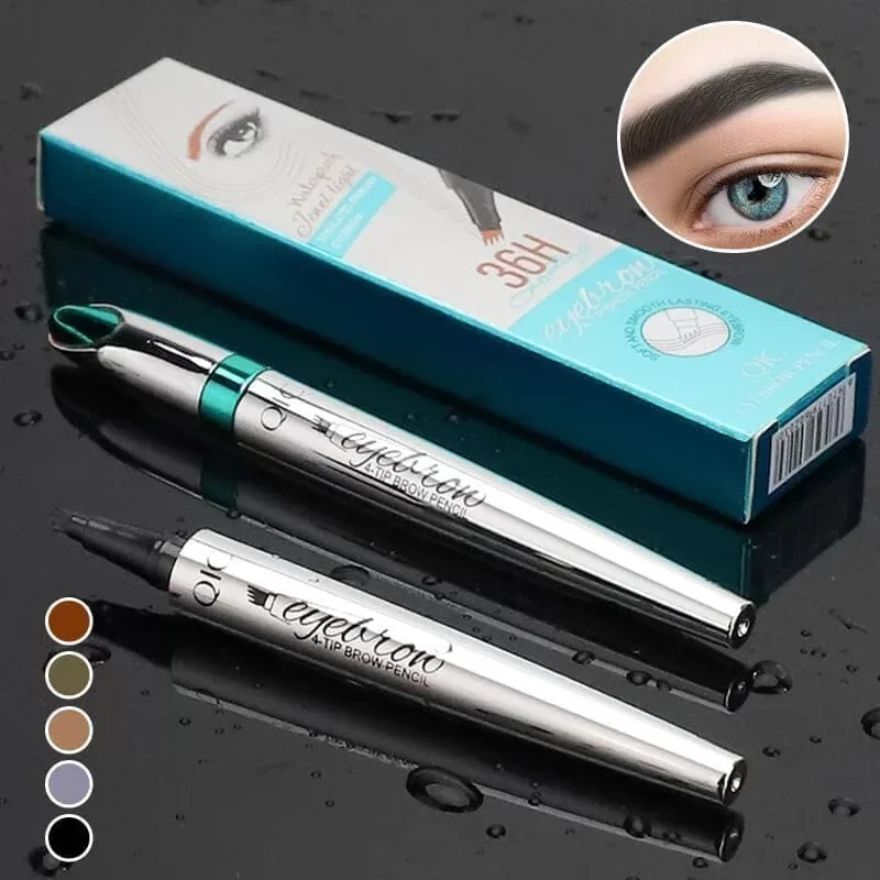 pickedy - 3D Waterproof Microblading Eyebrow Pen 4 Fork Tip Tattoo Pencil