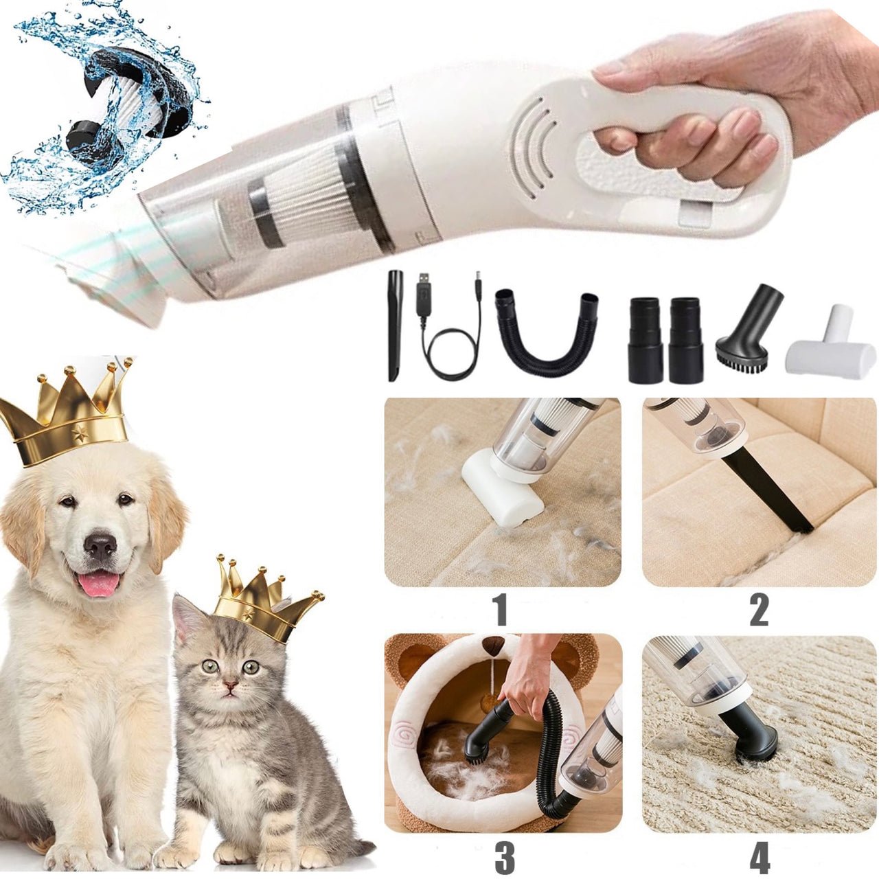 (HOT SALE NOW 49% OFF) - Pet Hair Grooming Vacuum