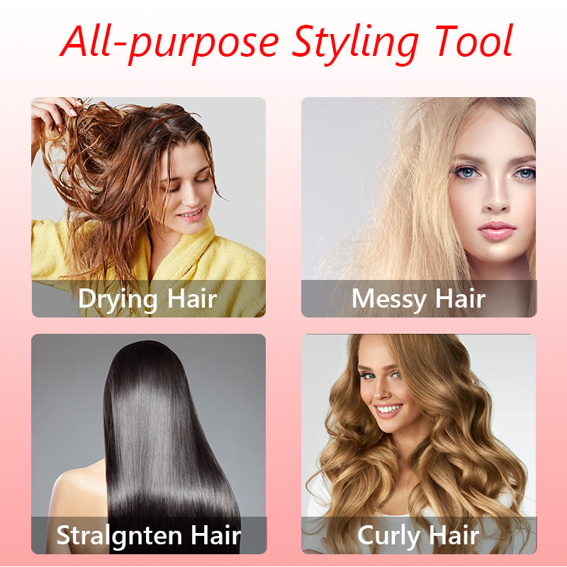 (HOT SALE NOW 49% OFF) 3-in-1 Hot Air Styler And Rotating Hair Dryer For Dry Hair, Curl Hair, Straighten Hair