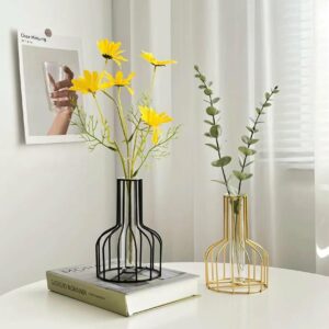 Iron Frame Hydroponic Vases