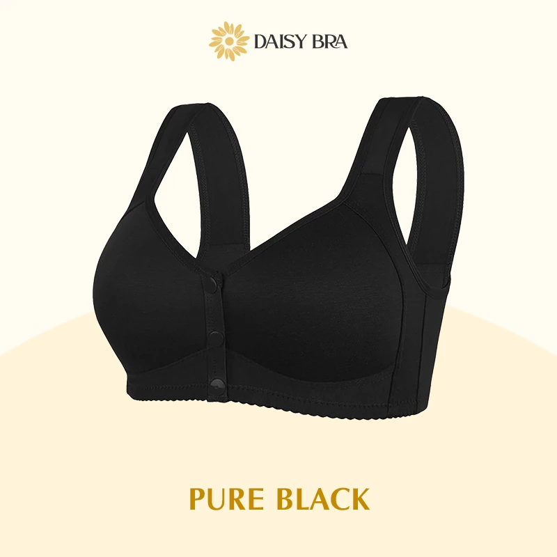 KatyCharm - Daisy Bra - Comfortable & Convenient Front Button Bra