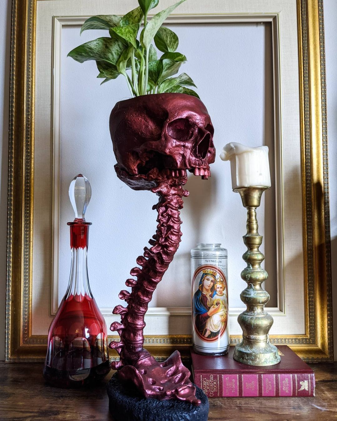 LAST DAY 70% OFF - Skeleton Spine Stand Planter