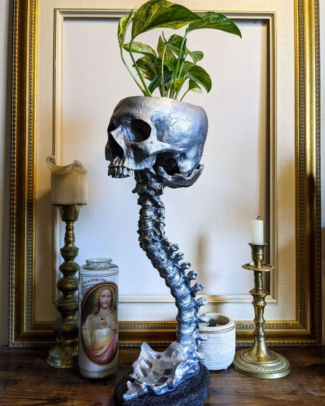 LAST DAY 70% OFF - Skeleton Spine Stand Planter