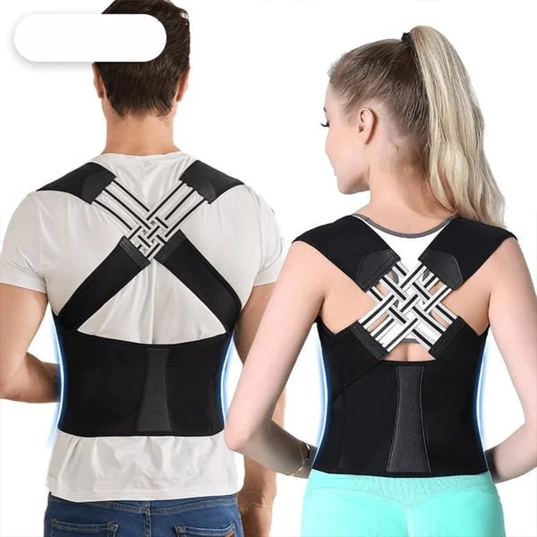 circularcite Last Day 70% OFF-Adjustable Back Posture Belt Office Home Gym Unisex