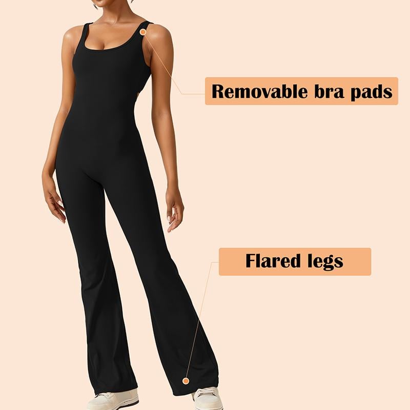 LAST DAY ONLY 49% OFF - Sexy Sleeveless Flare Jumpsuits