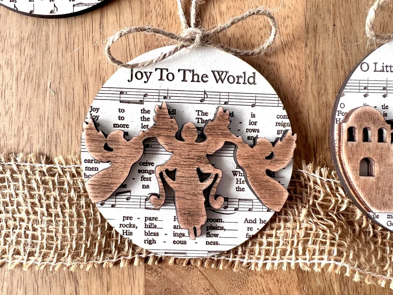 Last Day Promotion 50% OFF - Music Sheet Nativity Ornament