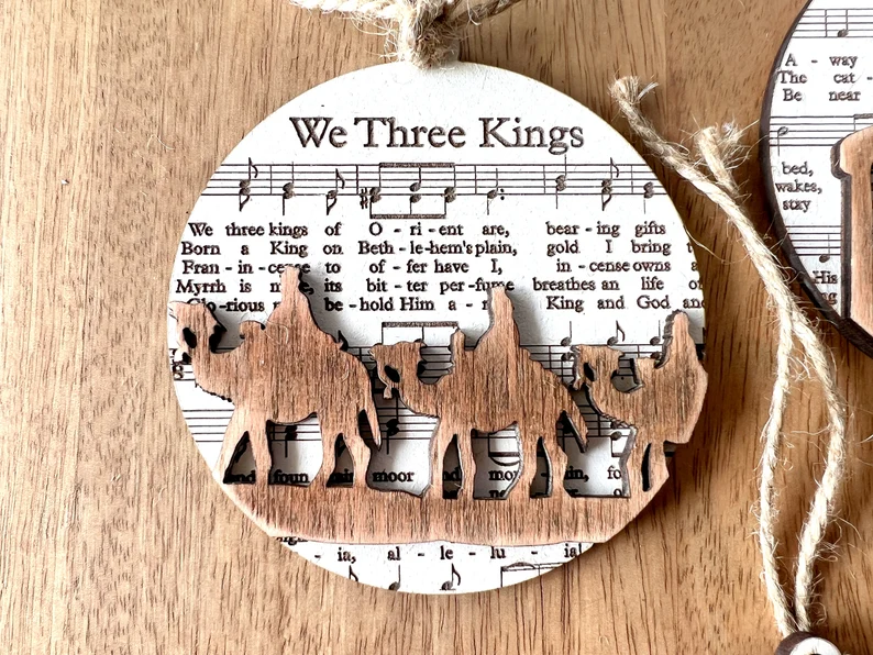 Last Day Promotion 50% OFF - Music Sheet Nativity Ornament