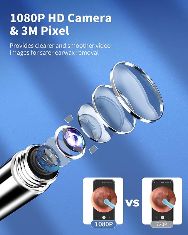 (Last Day Promotion- SAVE 48% OFF) 1080P Ear Wax Removal Camera