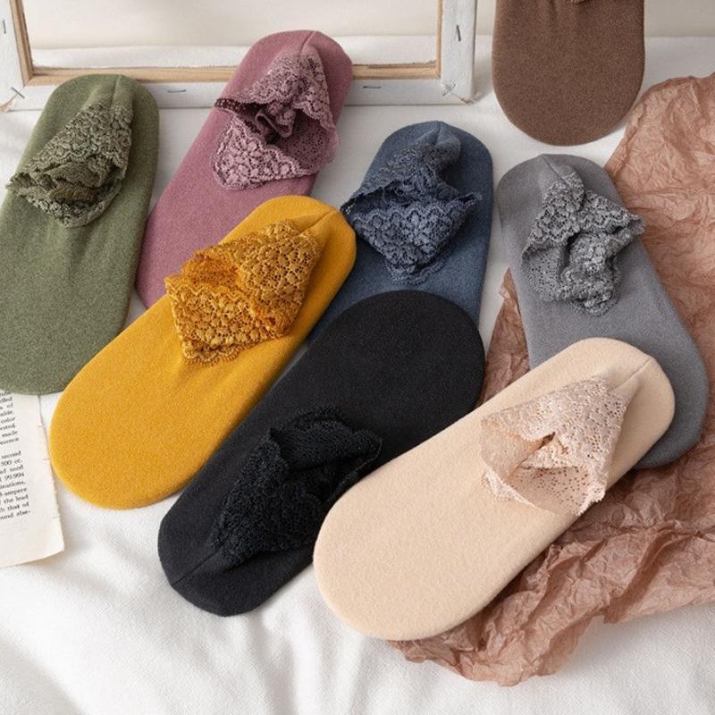 Lilyrhyme New Fashion Lace Warmer Socks