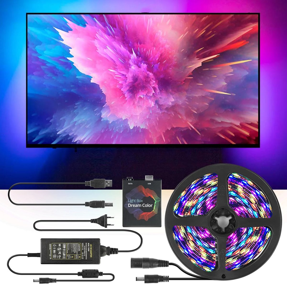 Limited Time 49% Off! - TV PC Dream Screen USB LED Strip