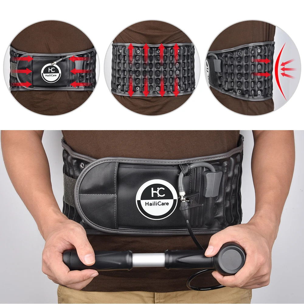 Lumbar Back Belt with Decompression and Posture Corrector