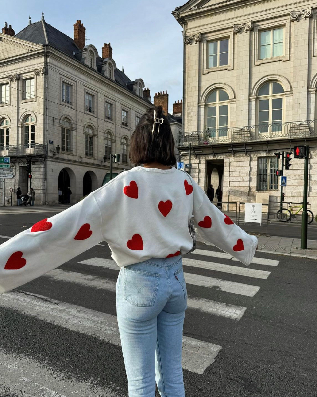 Modelo 'All Hearts' Oversized Sweater