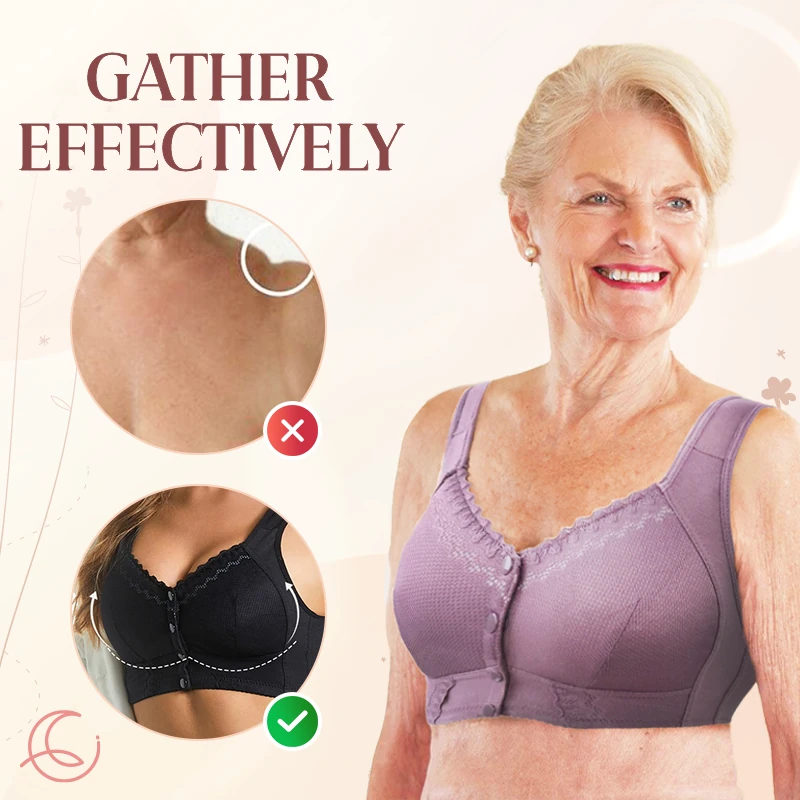 Moona Bra - Front Closure Breathable Bra for Seniors