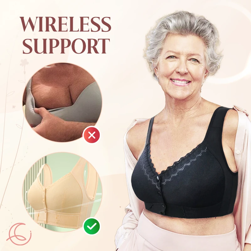 Moona Bra - Front Closure Breathable Bra for Seniors