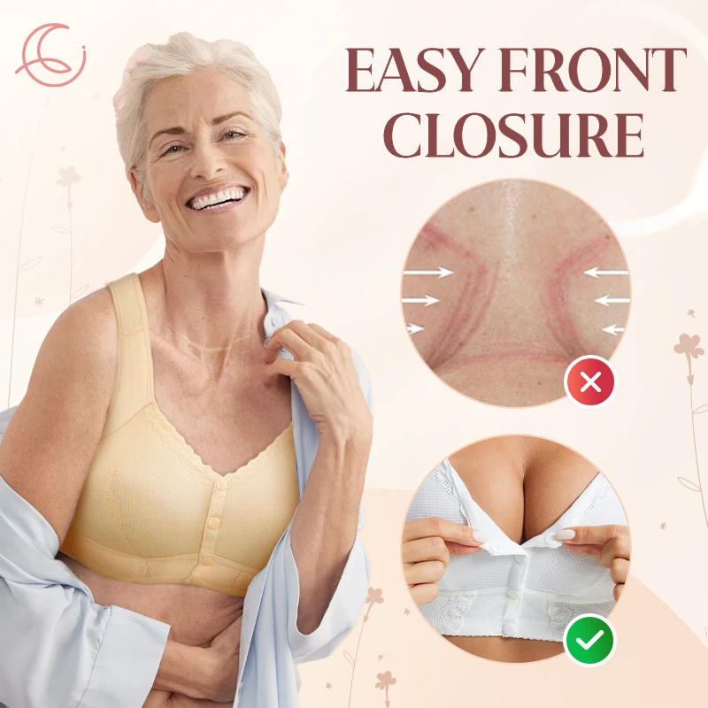 Moona Bra – Front Closure Breathable Bra for Seniors