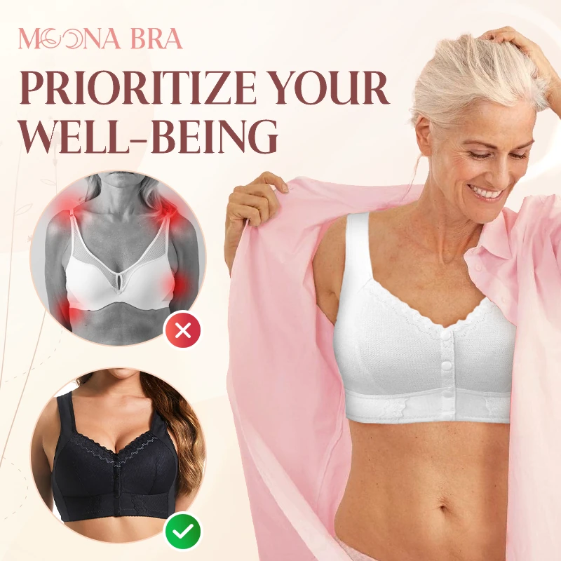 Moona Bra - Front Closure Breathable Bra for Seniors