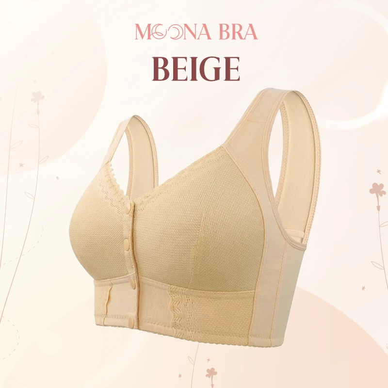 Moona Bra - Front Closure Breathable Bra for Seniors