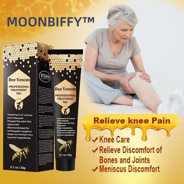 MOONBIFFY New Zealand Bee Venom Joint Relief Gel(New Zealand Bee Extract - Specializes in the treatment of orthopedic conditions and arthritic pain)