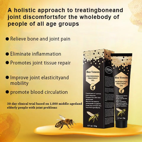 MOONBIFFY New Zealand Bee Venom Joint Relief Gel(New Zealand Bee Extract – Specializes in the treatment of orthopedic conditions and arthritic pain)