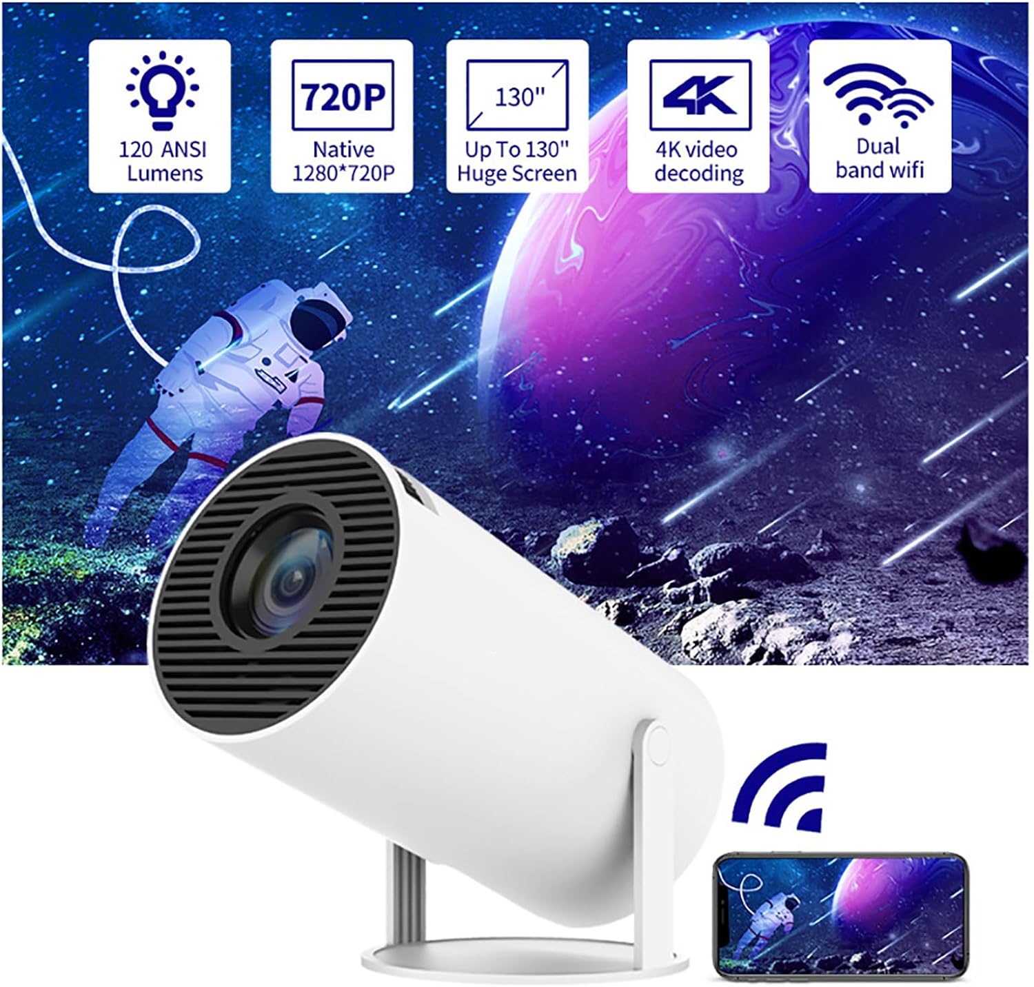 MovieZo Smart Projector